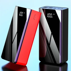 Large Capacity 100000mAh Portable Power Bank Four USB for iPhone 15 X Samsung Xiaomi Powerbank Super Fast Charging Spare Battery