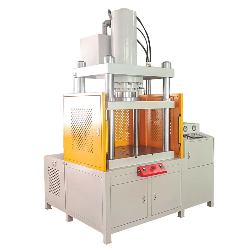 Factory Direct Four-column Hydraulic Press, Powder Compacting Machine for Iron Drum Flattening
