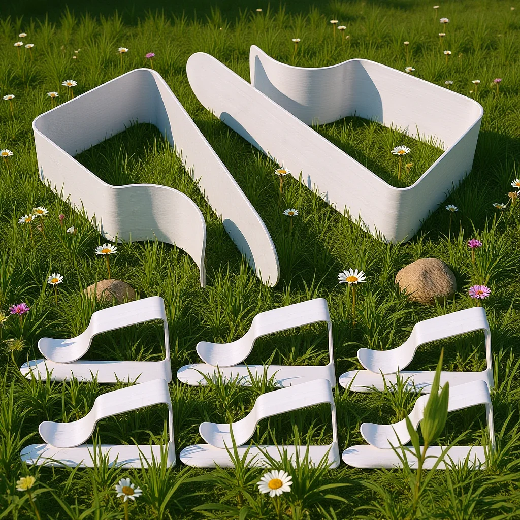 

8Pcs Stainless Steel Trapezoid Tablecloth Clips One-Piece Holders for Outdoor Picnic Party Tables Table Skirt Fasteners