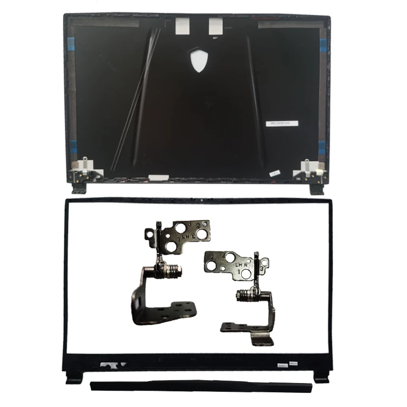 NEW Rear Lid TOP case laptop LCD Back Cover/ Front Bezel/Hinges/Hinge Cover For MSI GP75 GE75 MS-17E4 MS-17E1 MS-17E2