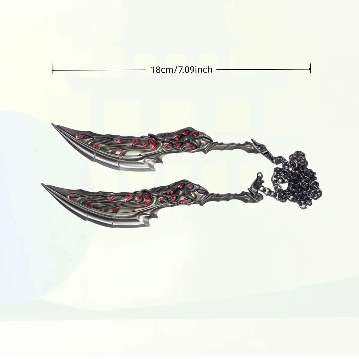 7.1 polegada valorant chama metal katana espada japonês katana sabre original samurai sabre ninja faca cosplay acessórios prop brinquedo