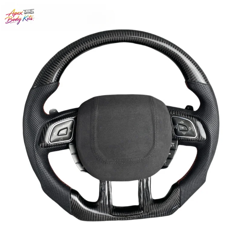 For Land Rover Evoque Sport Flat Bottomed Carbon Fiber Upgrade and Customized Modification Steering Wheel