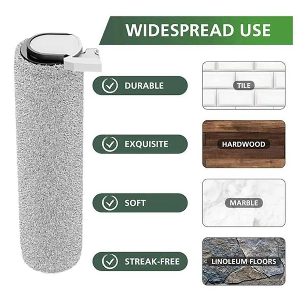 

[ABZD] 3 шт. основные роликовые щетки для пылесосов Xiaomi Truclean W20 / 2C / 4C / 2 Lite, запасные части, щетки для пылесоса