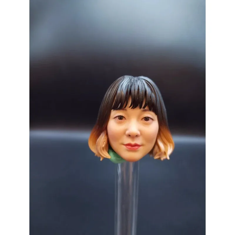 1/6 Scale Beauty Head Sculpt South Korean Classic Singer Actor Head Carving Model for 12in Female Soldier Action Figure Body
