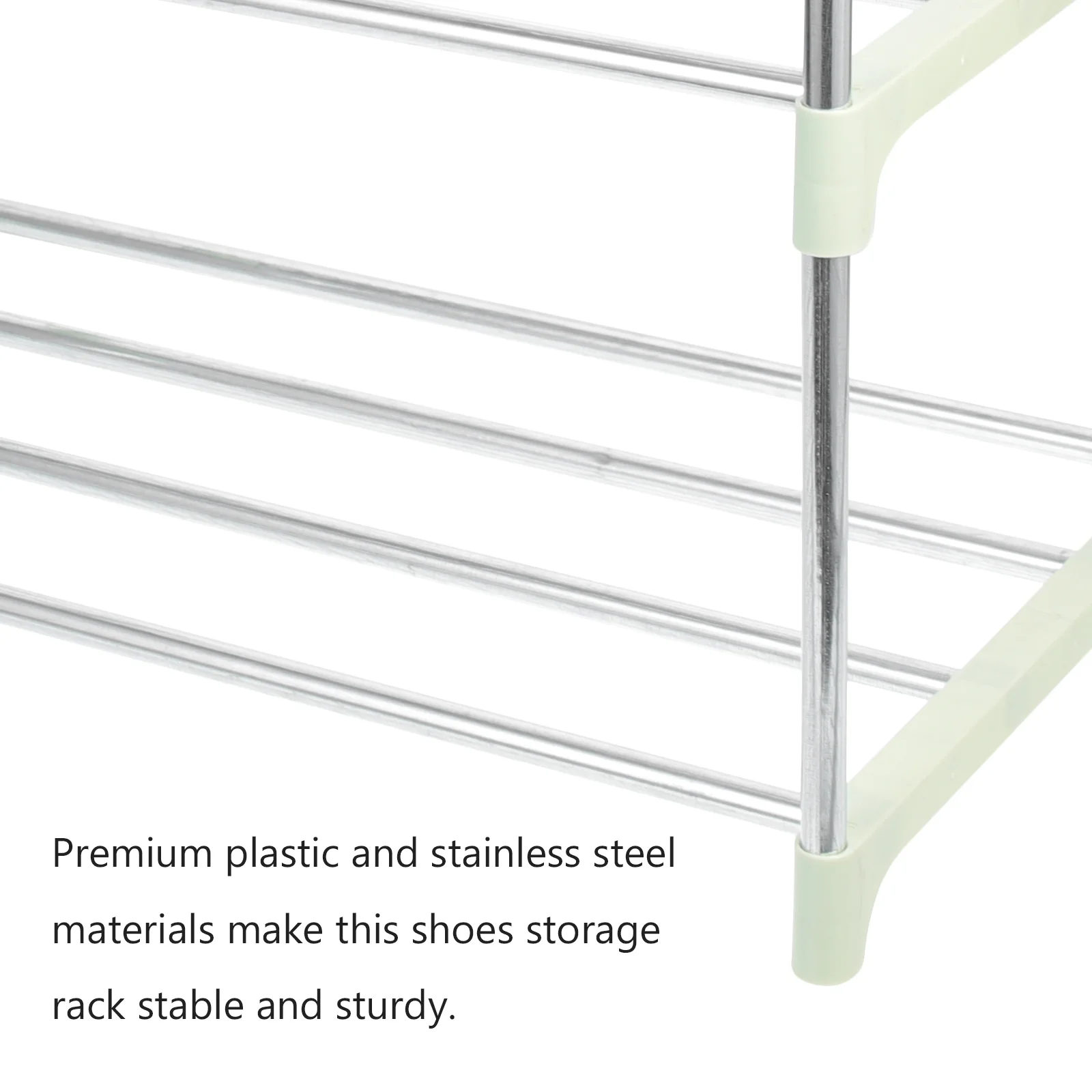 Shoe Cabinet Shoes Shelf Rack Entryway Stainless Steel Storage Organizer Dormitory Holder