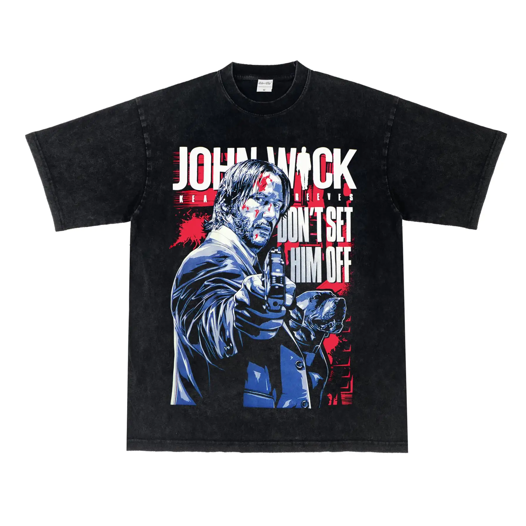 

2025 A Classic American Short-sleeved T-shirt From The Movie "Speedy Chase" Starring Keanu Reeves