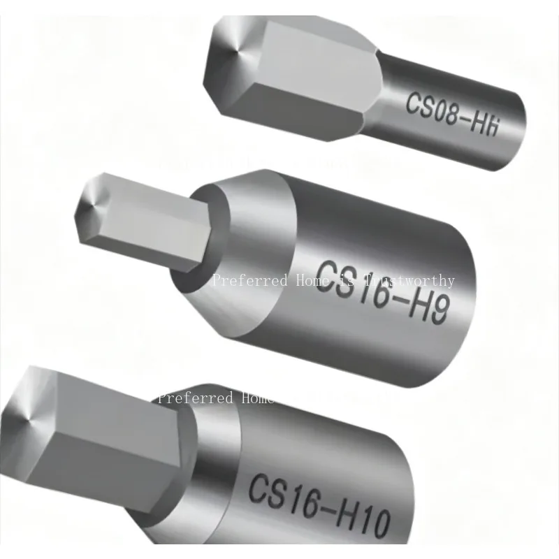 Suitable for HSS Carbide Rotary Broach, Hexagon Square Six‑Lobe Punch Cutting Head 8mm 16mm CNC Machining Tool