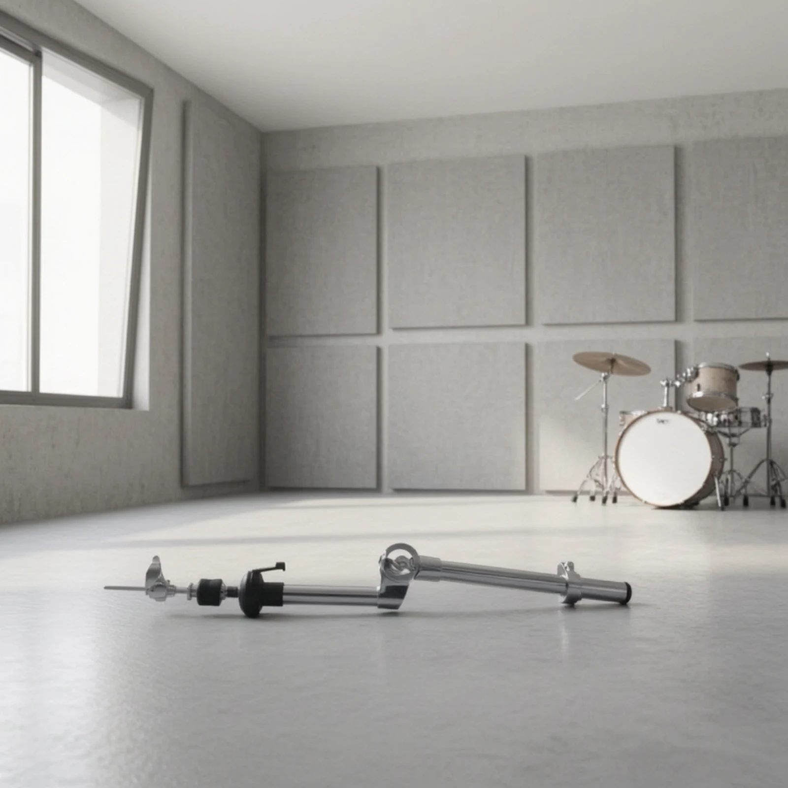 Hi-Hat Attachment with Memory Lock Heavy-Duty Auxiliary Hi-Hat Stand Auxiliary Compact Drum Hardware Smooth for Drummers