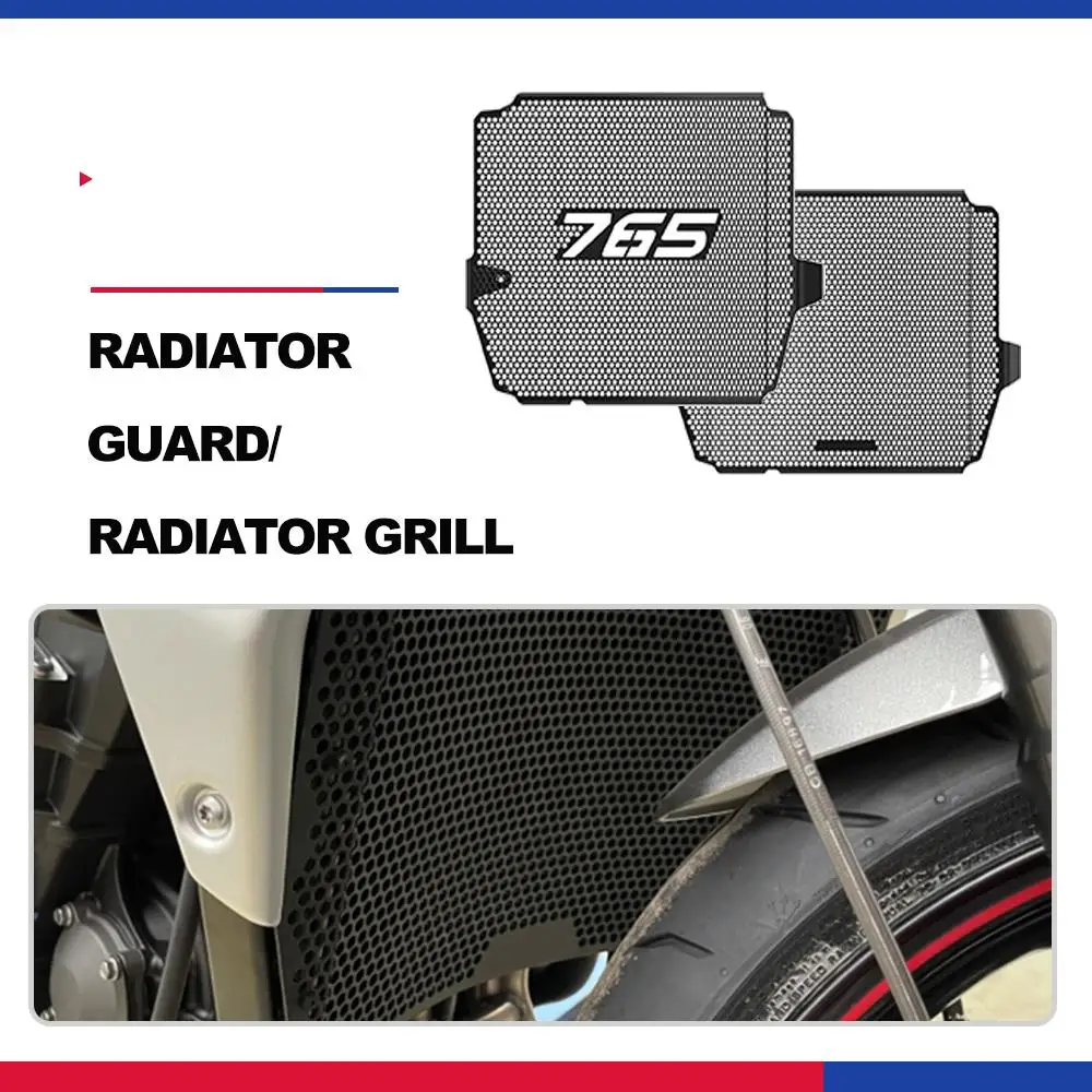 For Street Triple 765 R/S/RS 2017- 2019 Radiator Guard Protector Grille Cover FOR Street Triple 765R /RS 765 Moto2 Edition 2023-