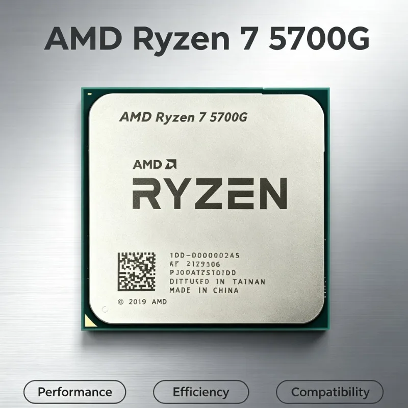 R7 5700G Ryzen 7 5700G Socket AM4 Processor Built-In Graphics 8 Core 16 Thread 4.6GHz 16MB L3 Cache For No GPU PC Build