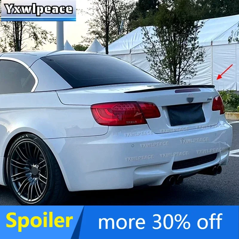 

For BMW E93 335i 328i M3 CONVERTIBLE 2007 08 09 10 11 12 2013 M Style ABS Plastic Rear Trunk Lip Spoiler Body Kit Accessories