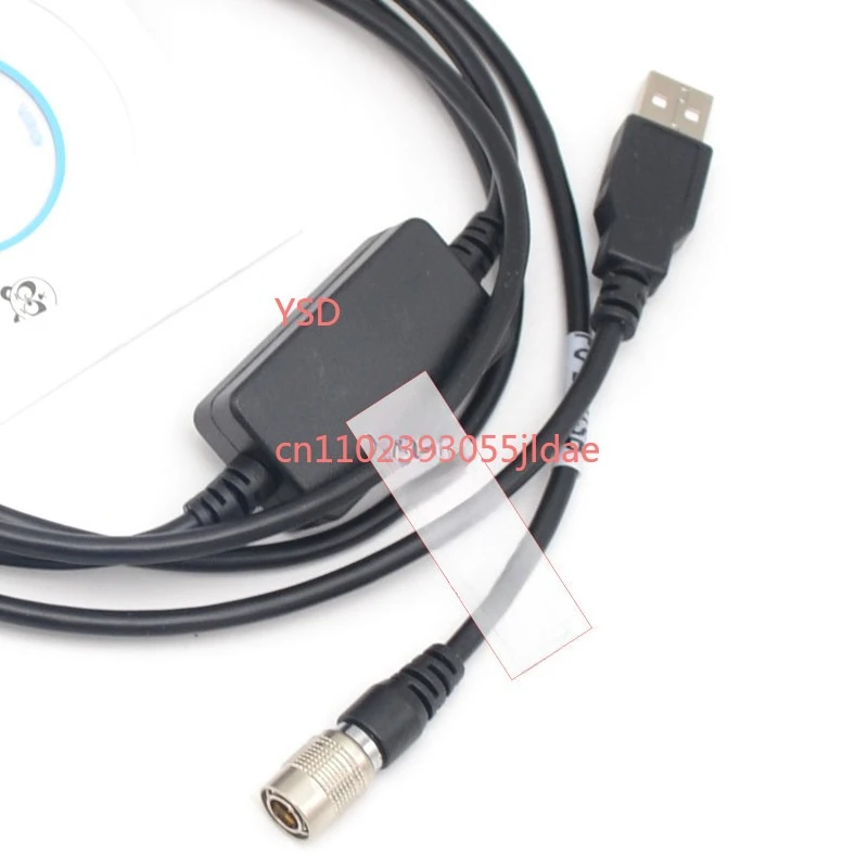 Cable de datos USB/COM para estación total Topcom GTS-102/1002 Sojia 6 pines ES/0S602G IM52