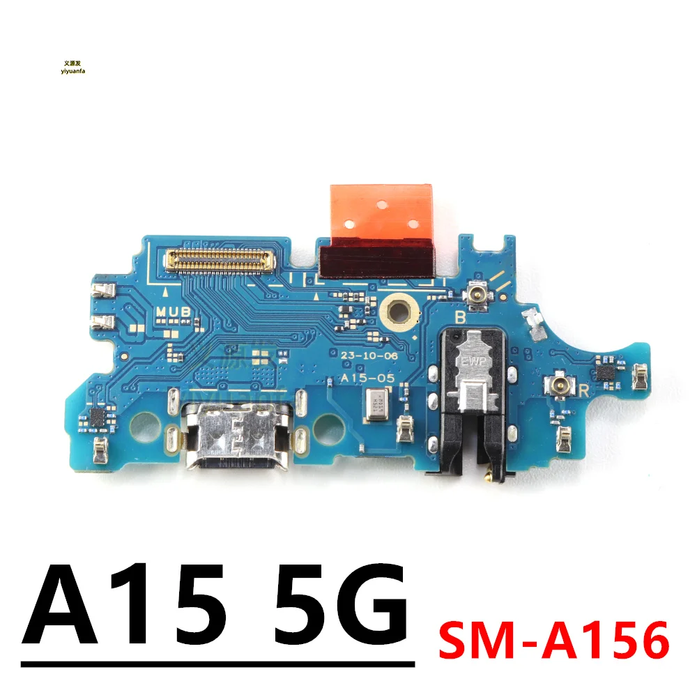 Charging Dock For Samsung Galaxy A15 4G 5G SM-A155F A156B A156U A156E Charger Board USB Type-C Port Connector Flex Cable