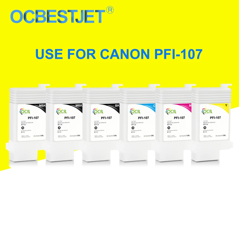 

Многоразовый картридж для Canon PFI-107 PFI107 ARC чип для Canon IPF670 IPF680 IPF685 IPF770 IPF780 IPF785 принтер без чернил