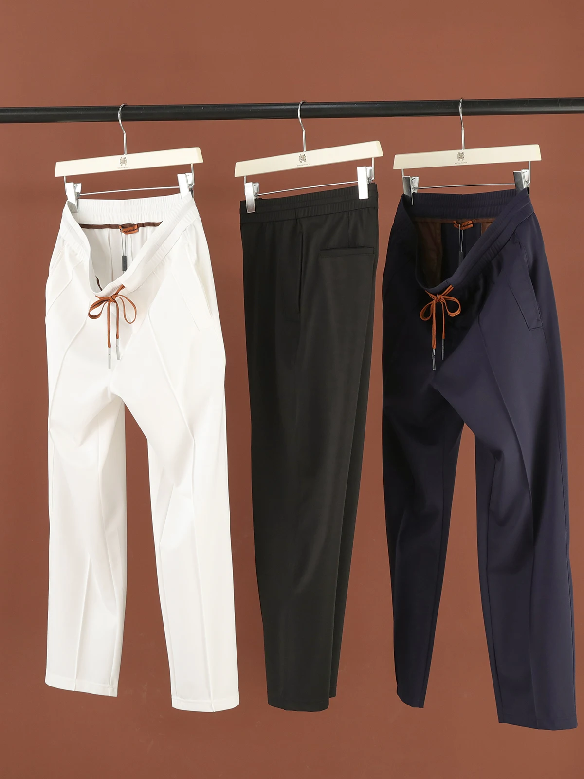 2025 summer ZZ new men's high-end outdoor sports trousers Lyocell blended cool skin-friendly casual sweatpants 1021