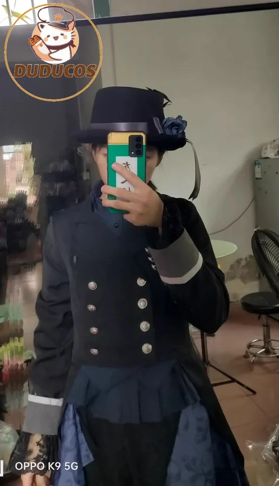 DUDU-R Ciel Phantomhive أزياء تنكرية لحفلات الكرنفال اليابانية زي أنيمي الشيطان