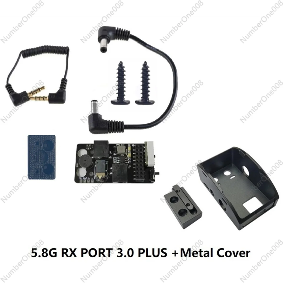 New For FPV Goggles V2 Flight External Analog 5.8G RX PORT 3.0 Receiver Module Kit for Lightweight 5V 3A Flight Goggles