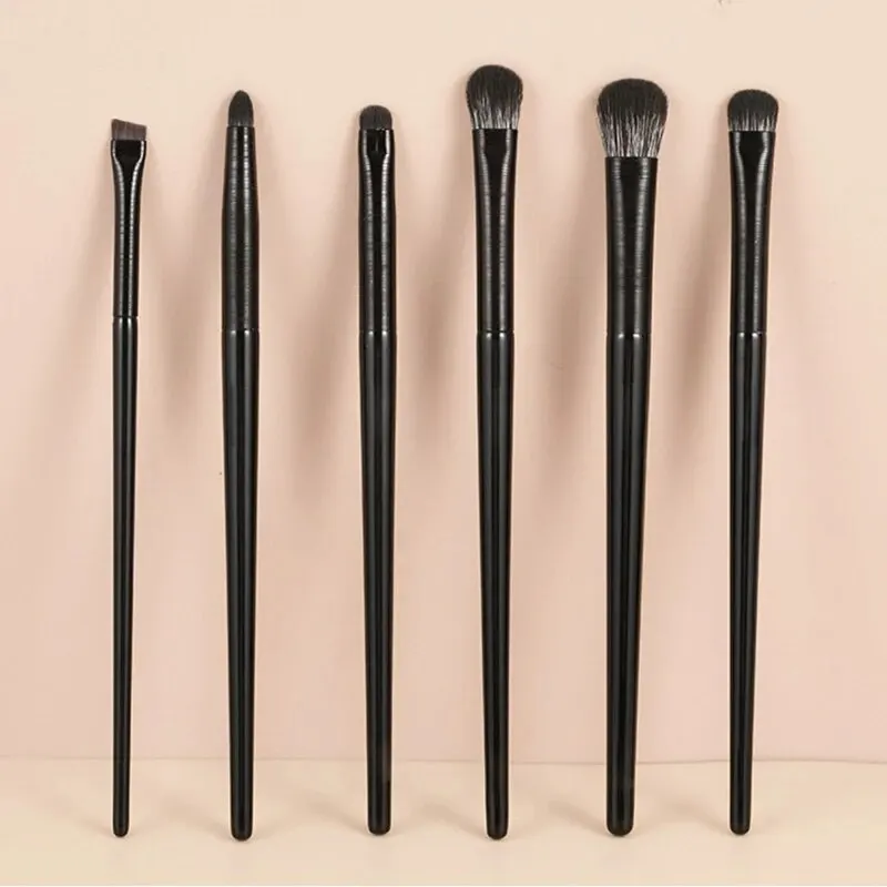 Soft Hair Eyeshadow Brush 6-piece Eye Makeup Smudged Lying Silkworm Eyeliner Blade Eye Detail Small Makeup Brush