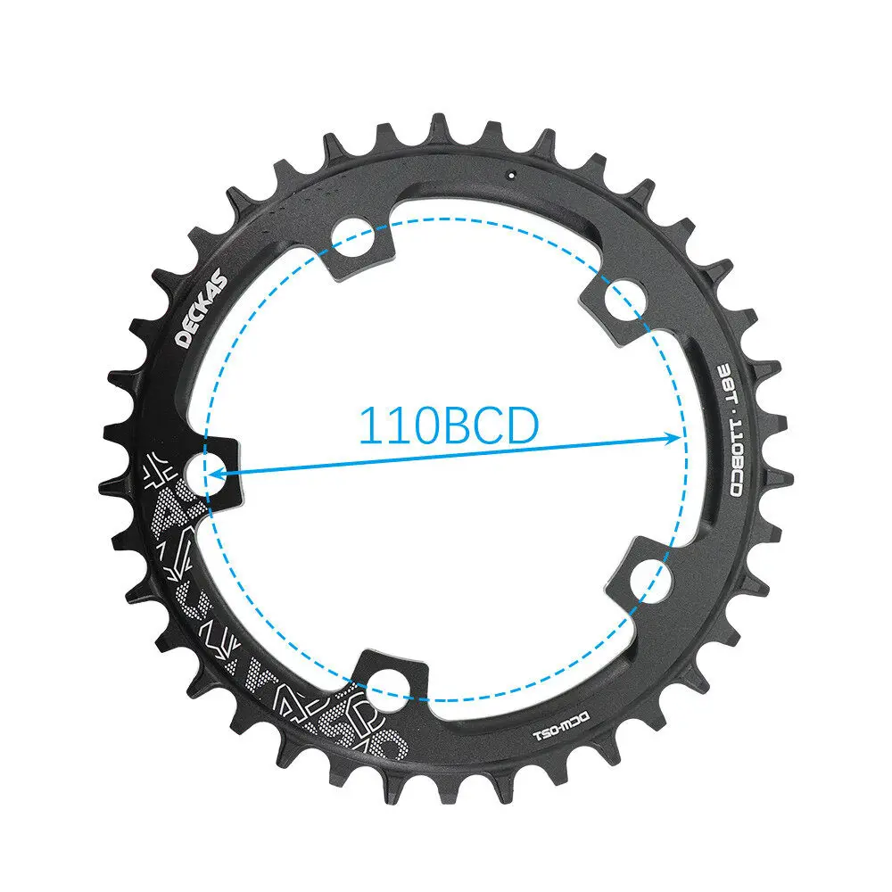 DECKAS 110BCD 5 CLAW ​Road Bike Narrow Wide Chainring 36T-52T Bicycle Chainwheel forShimano ForSRAM Bicycle Crank Accessories