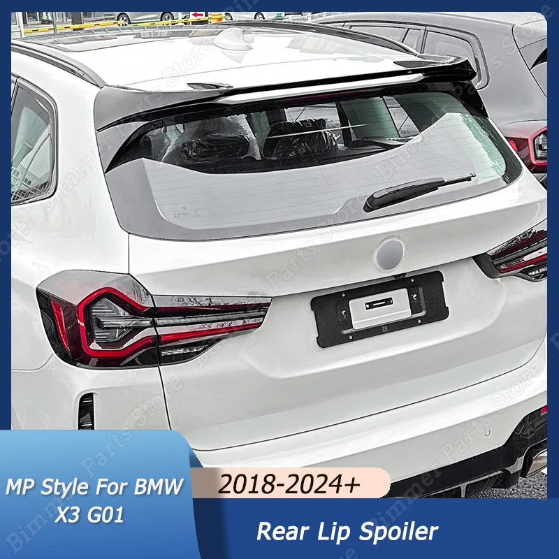 

MP Style For BMW X3 G01 2018 2019 2020 2021 2022 2023 2024+ Car Rear Roof Spoiler Tail Wing Decoration Tuning Body Kits ABS