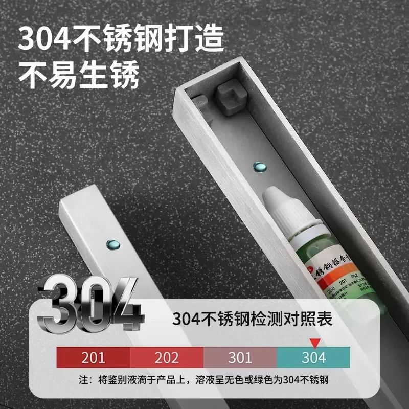 304 Stainless Steel Linear Floor Drain Bathroom Invisible Anti Odor Toilet Deodorant Drainage System
