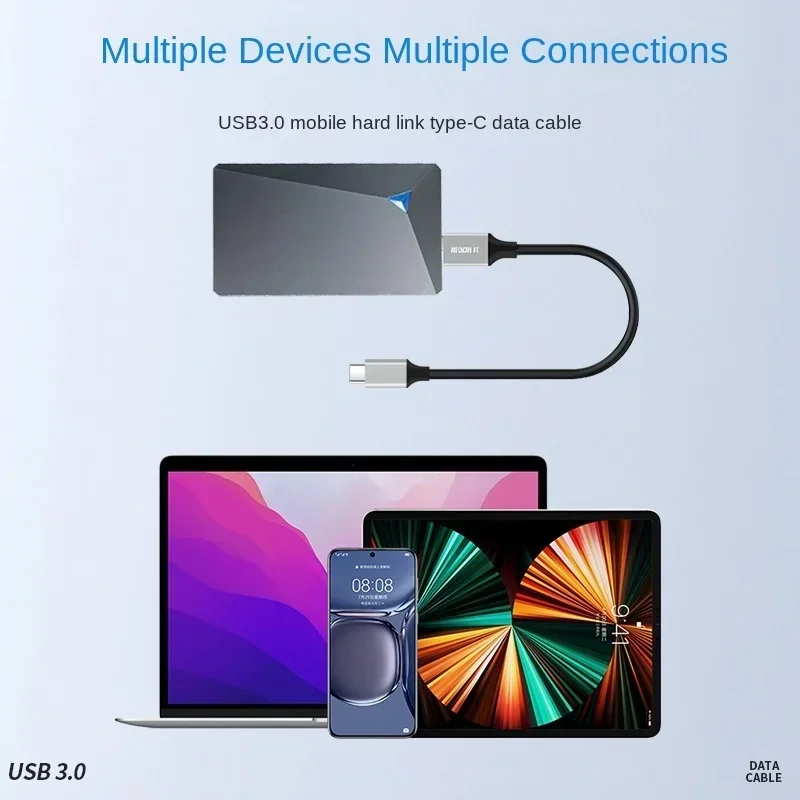 Kabel USB typu C do Micro B 10 Gb/s Szybkie dane Zewnętrzny dysk twardy Kabel do dysków SSD HDD PC MacBook Pro 0,2 m 0,3 m 1 m