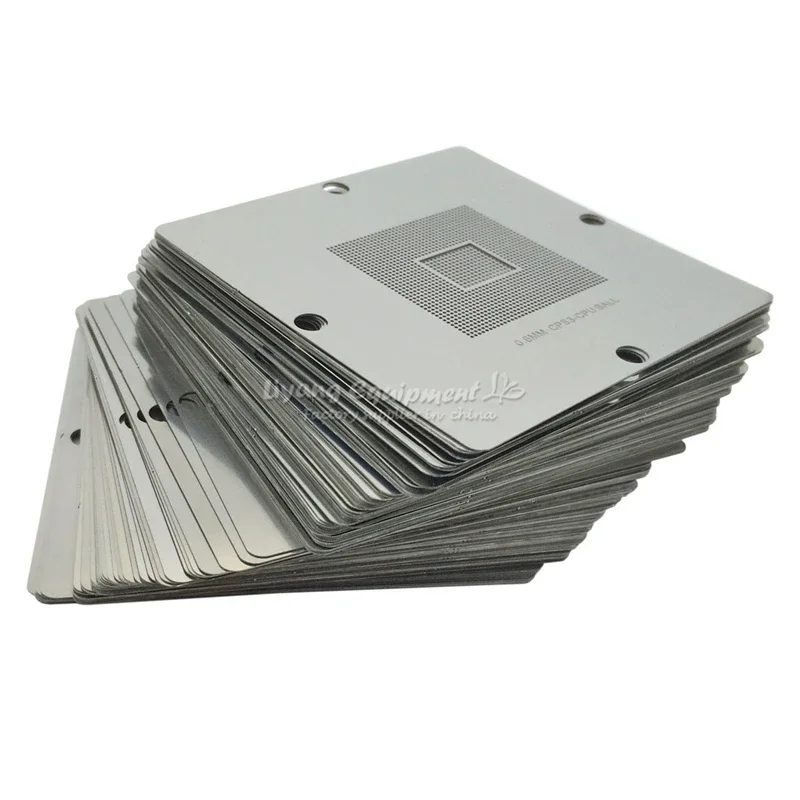12 Pieces Set VGA BGA Stencils 90x90MM Rework Station Reballing Machine Use Universal Stencil Repairing Kit Tools
