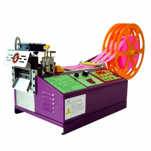 High Efficiency Digital Auto Collect Hot Cut Satin Ribbon Cutting Machine