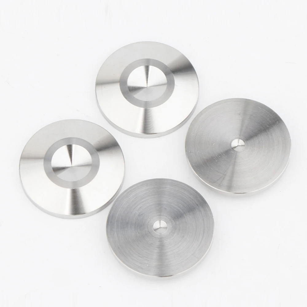 4 Stück Lautsprecherspikes, Anti-Vibrations-Lautsprecherständer für HiFi-Geräte und Lautsprecher, verstellbarer Bodenschutz, belastbar bis 218 kg – Detail 6