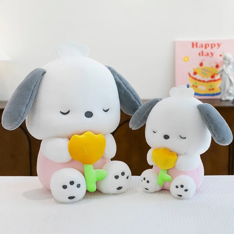 50cm 산리오 귀여운 포차코 봉제 인형 애니메이션 인형 어린이 생일 선물 대형 귀여운 봉제 인형 부드러운 베개 장난감 도매