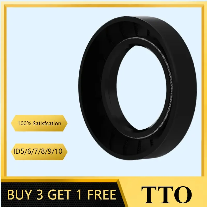 TTO rubber skeleton oil seal FB/TC5 6 7 8 9 10*15 16 17 18*5 6 NBR double lip seal for rotating shaft