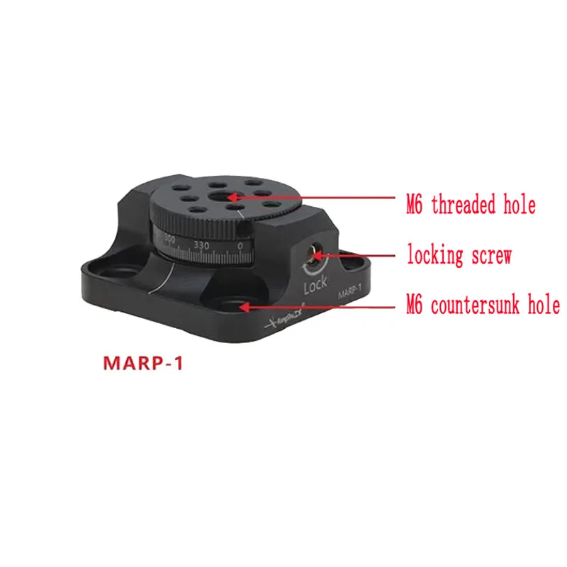 MARP‑1 Manual Rotation Stage 360° Adjustable Optical Mount With M6 Threads For Optomechanical Experiment Equipment
