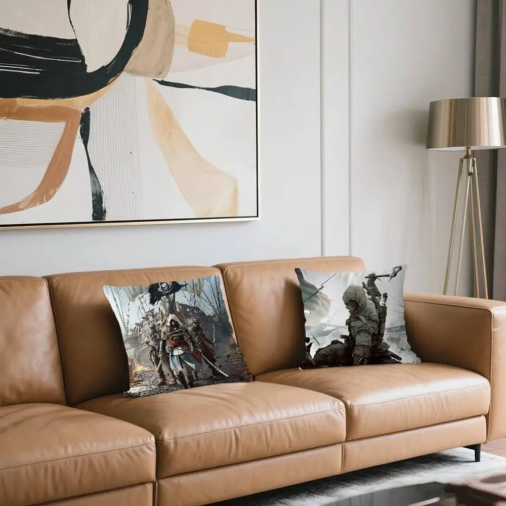 لعبة قاتل S العقيدة وسادة شخصية غطاء غبار غرفة نوم الاطفال الطرف الديكور المخدة عيد ميلاد الأطفال هدية #4