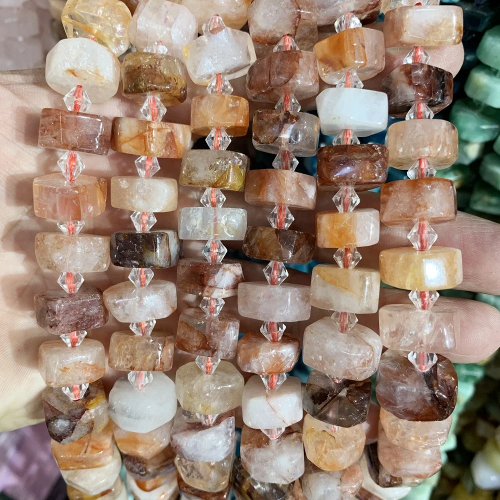 

14mm Natural Gemstone Ocean Agate moon stone Apatite Rose QuartzLoose Bead DIY Earrings Necklace Bracelet Jewelry Making