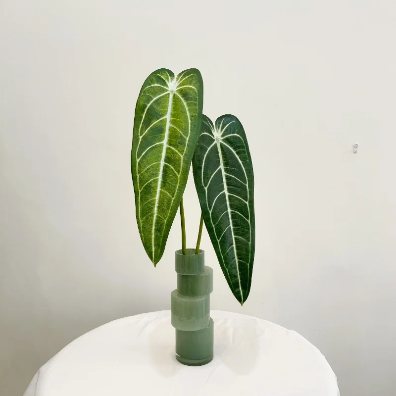 

Artificial Plant Sea Leaf Wall Hanging Large Green Leaves Home Decor for Living Room Aesthetic Space Desktop Fake Plant Garden