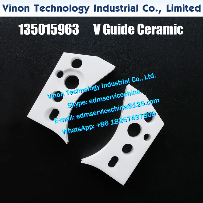 

135015963 edm V Guide Ceramic type for ROBOFIL 240CC, 440CC machines, Charmille edm spare parts 1350.159.63