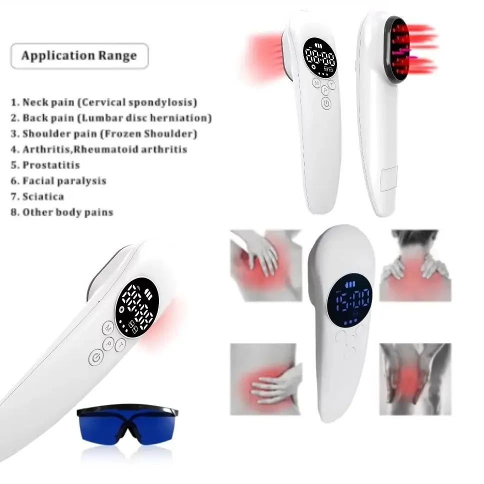 

Handheld Cold Laser Pain Relief Device for Joint & Muscle Pain, Portable Home Use, Non-Invasive