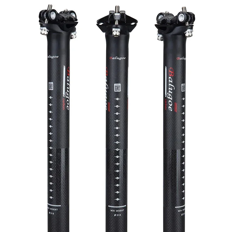 

Ultra-Light Carbon Seatpost for Fixie/Track BALUGOE Lite (27.2/30.8/31.6)