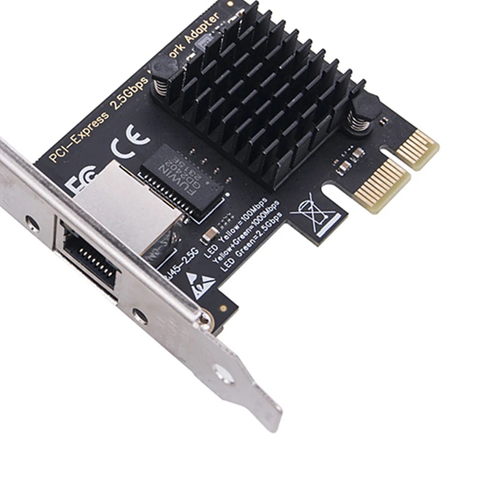 1/2/4 พอร์ต 2.5GB PCIe การ์ดเครือข่าย PCI Express Ethernet LAN อะแดปเตอร์ RJ45 NIC การ์ดอีเธอร์เน็ตกิกะบิต RTL8125BG ชิปสำหรับเดสก์ท็อปพีซี