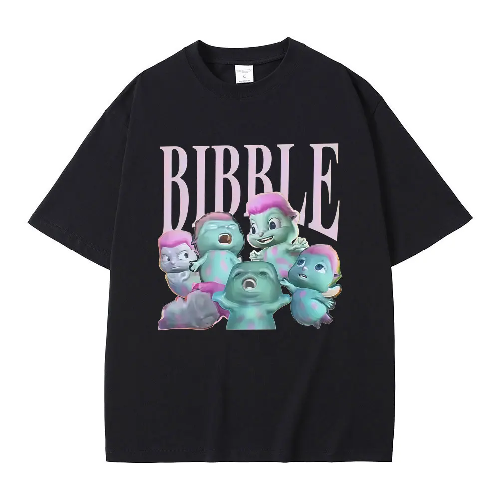 

Funny Bibble Graphic T Shirts Men Women Casual Humor Short Sleeve T-shirt Oversized Streetwear Men's Pure Cotton Tops T-shirts