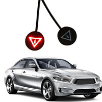 Car Blind Spot Mirror Radar Detection System Prompt Light 12V Universal BSD LED Warning Light Istance Assist Lane Changing Tool
