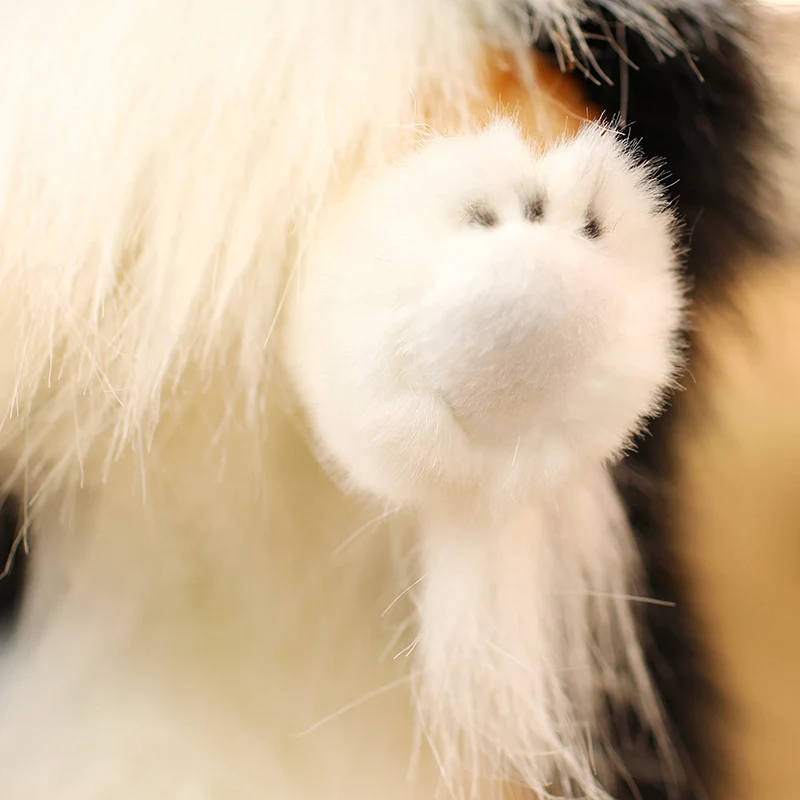 Lifelike Dog Plush Toy Fluffy Stuffed Animals Chihuahua Soft Doll Real-Life Dog Home Decor Kid Toy Birthday Gift For Dog Lover