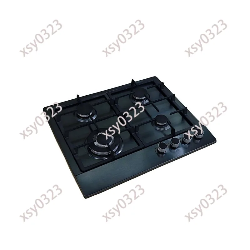 Stainless Steel Dual Use 4 Burner Gas Stove for Kitchen Built-in Desktop LPG Natural Gas Cooktop