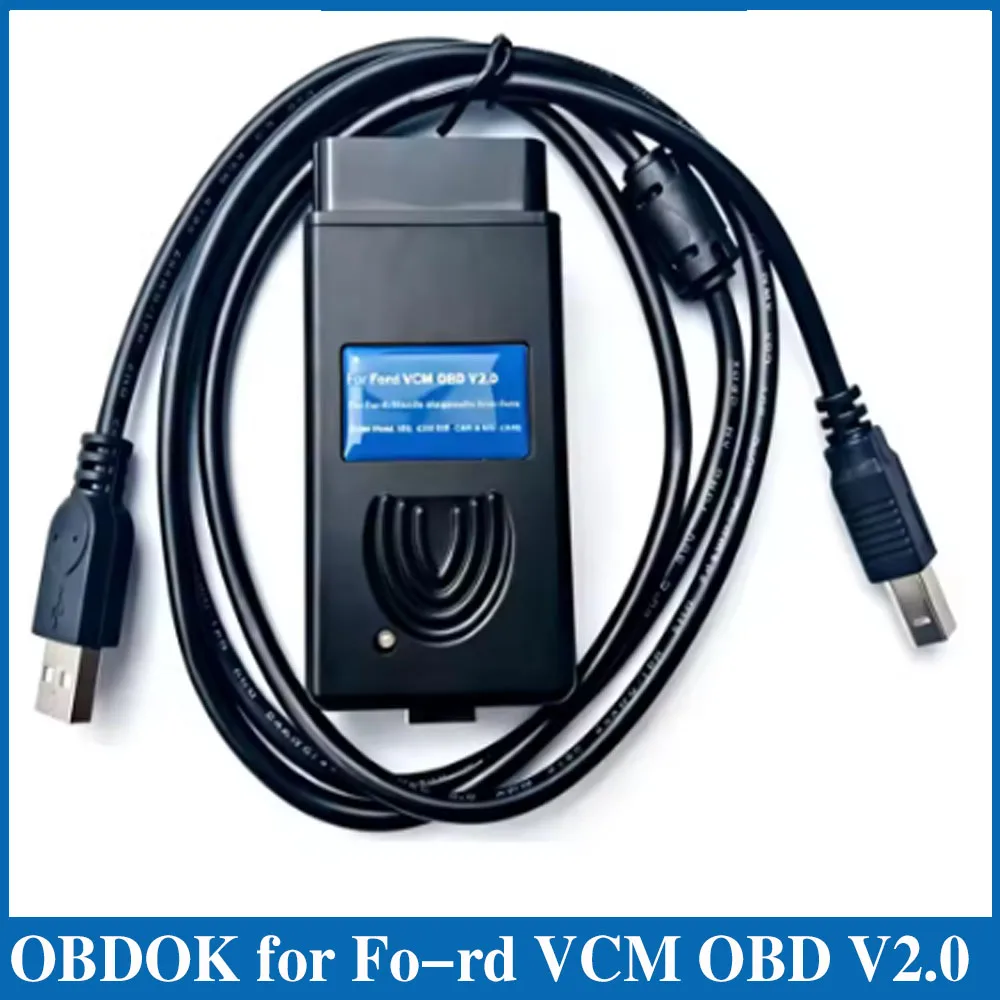 Auto Diagnostic Scan Tool for Ford VCM OBD OBDOK Car Programmer Code Reader V2.0 USB OBD2 VCM Scanner Compatible With Windows