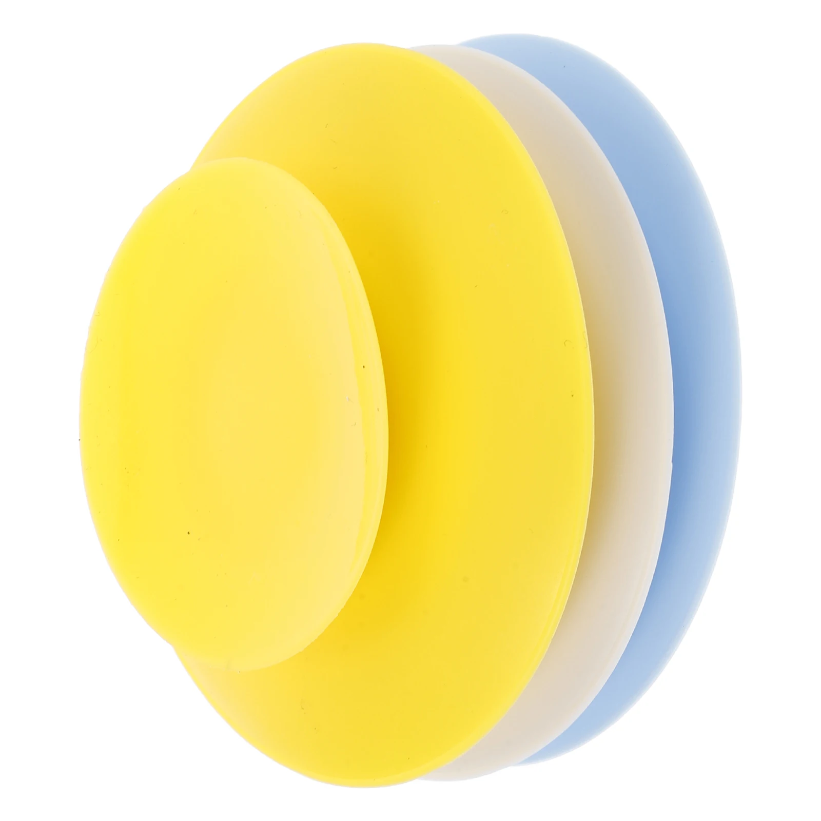 

3pcs Silicone Suction Bowl Mat Double Sided Large Area Grippers Baby Plate Holder Tableware Pads Anti Slip Dining Grip Dish