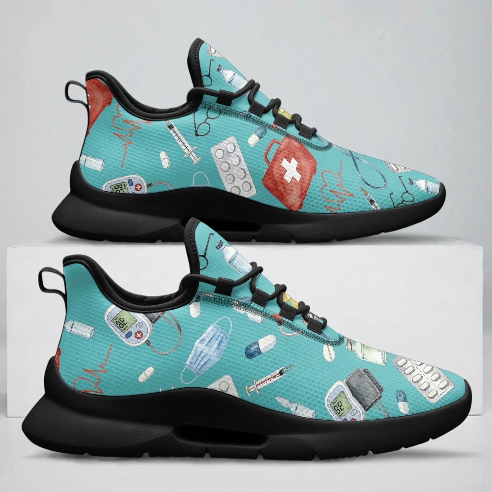 XIXIRIMIDO Women's Lace-up Casual Shoe Nurse Shoes Women's Sandals Sport Men's Sneakers and Casual Shoes Tenis Feminino Clinic