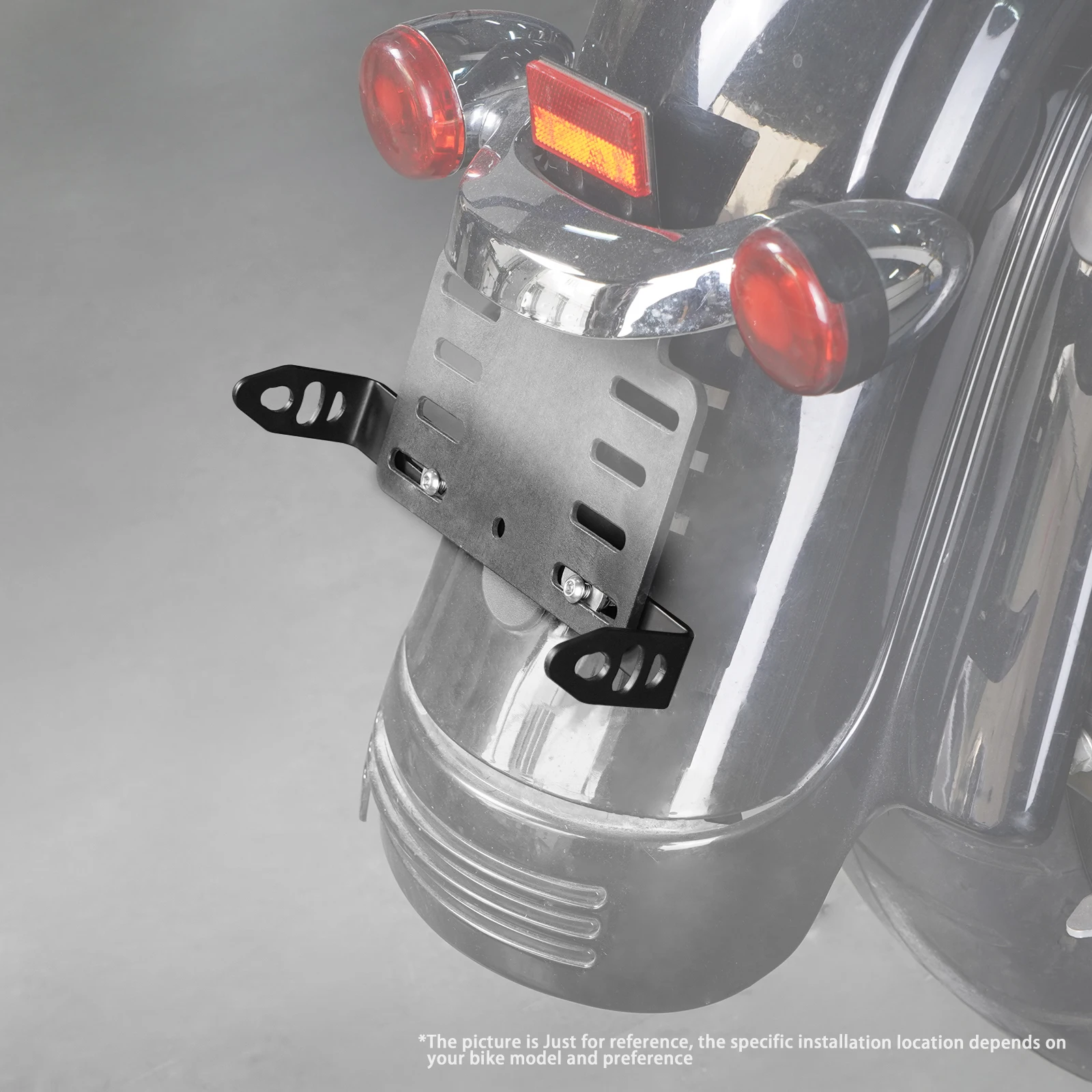 For Harley Street Glide FLHX 2017-2024 License Plate Bracket Rear Turn Signal Relocation Kit Road King FLHR FLHRXS Ultra Limited