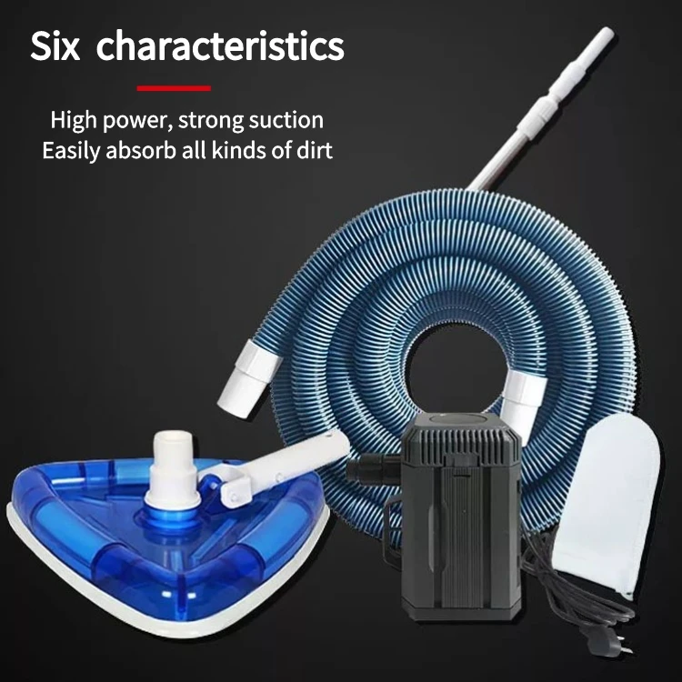 Handle Power Suction 200 W Pump 10 m Wire Pool Cleaner for in Ground Pools