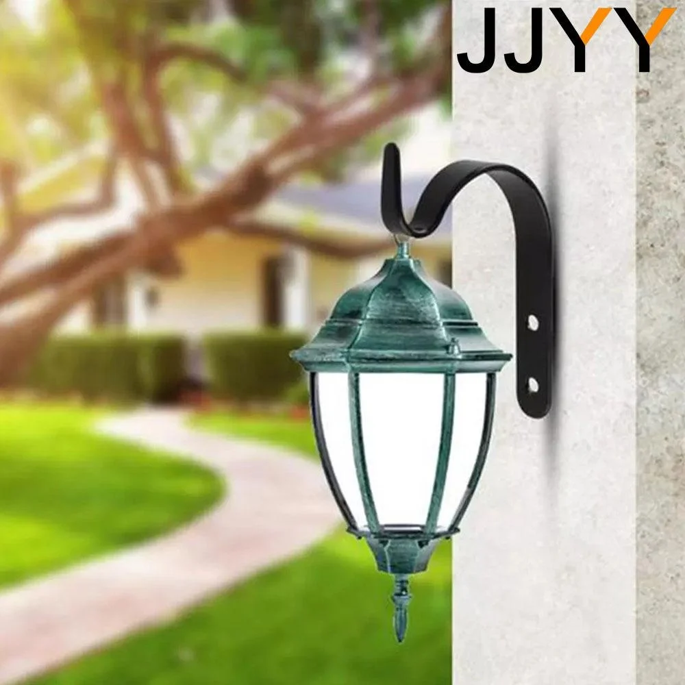 Heavy Duty Metal Garden Hooks Set 1/4/8Pcs Wall Mount Flower Pot Hangers Coat Hooks for Indoor Outdoor Use