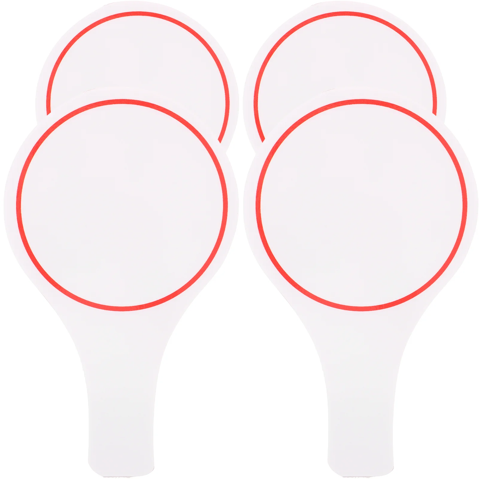 4 Pcs Score Board Whiteboard Erasers for Scoreboard Judges Handheld